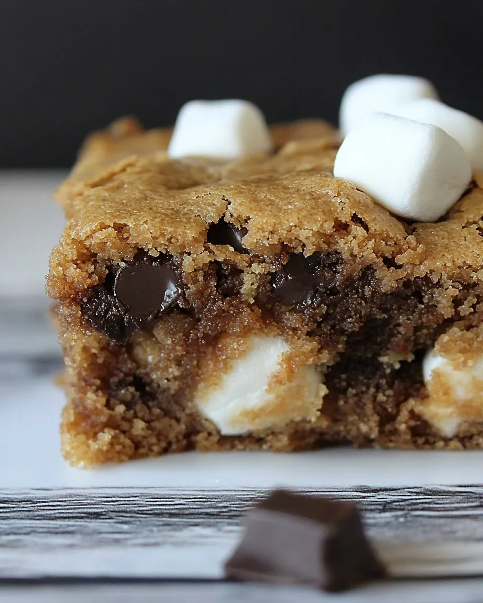 Classic Marshmallow Toffee Blondies image
