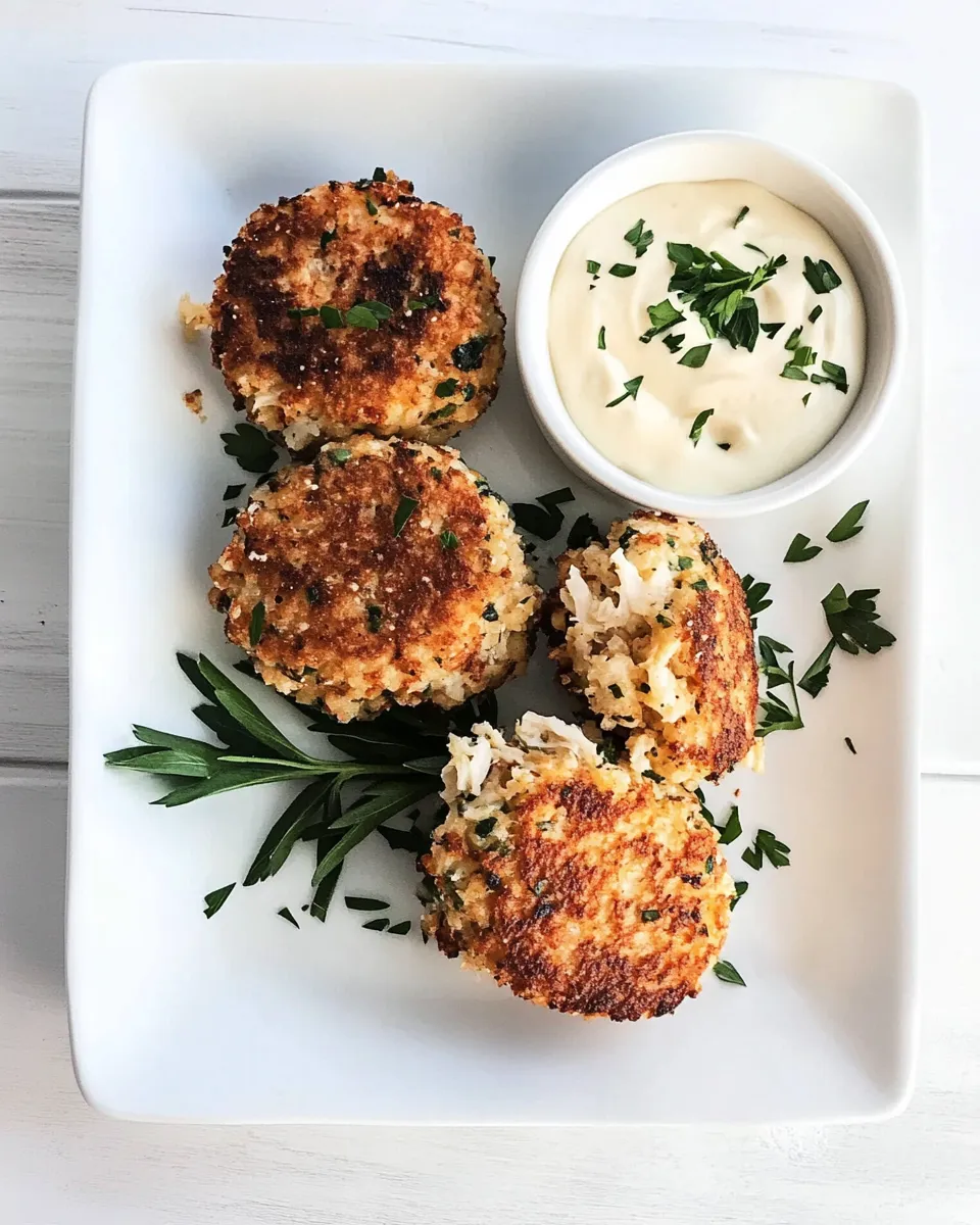 Delicious Maryland Crab Cakes shot