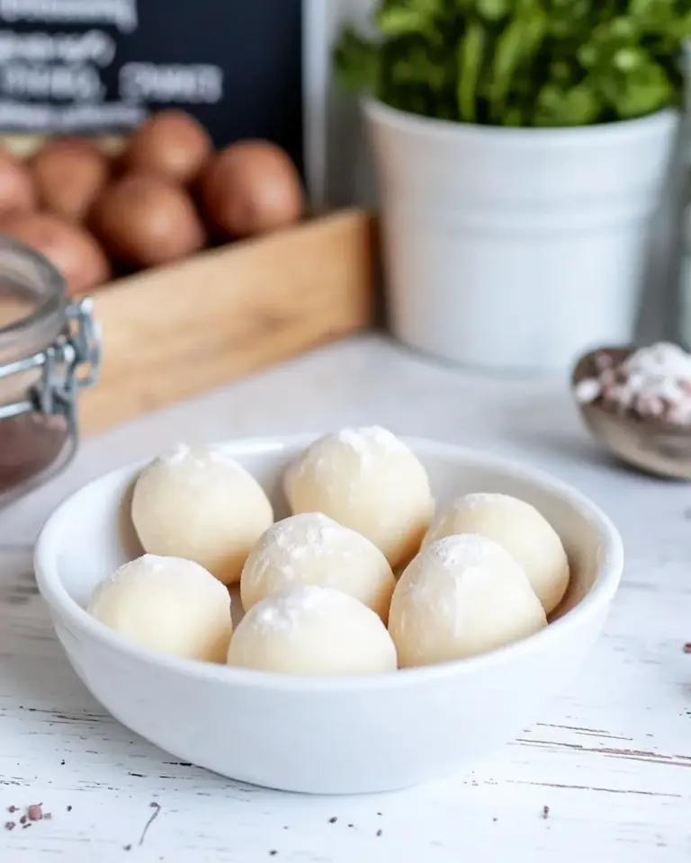 Homemade Marzipankartoffeln (Marzipan Potatoes) photo