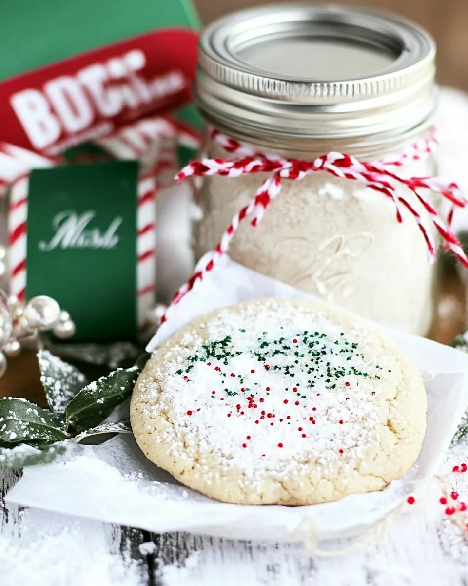 Quick Mason Jar Sugar Cookies shot