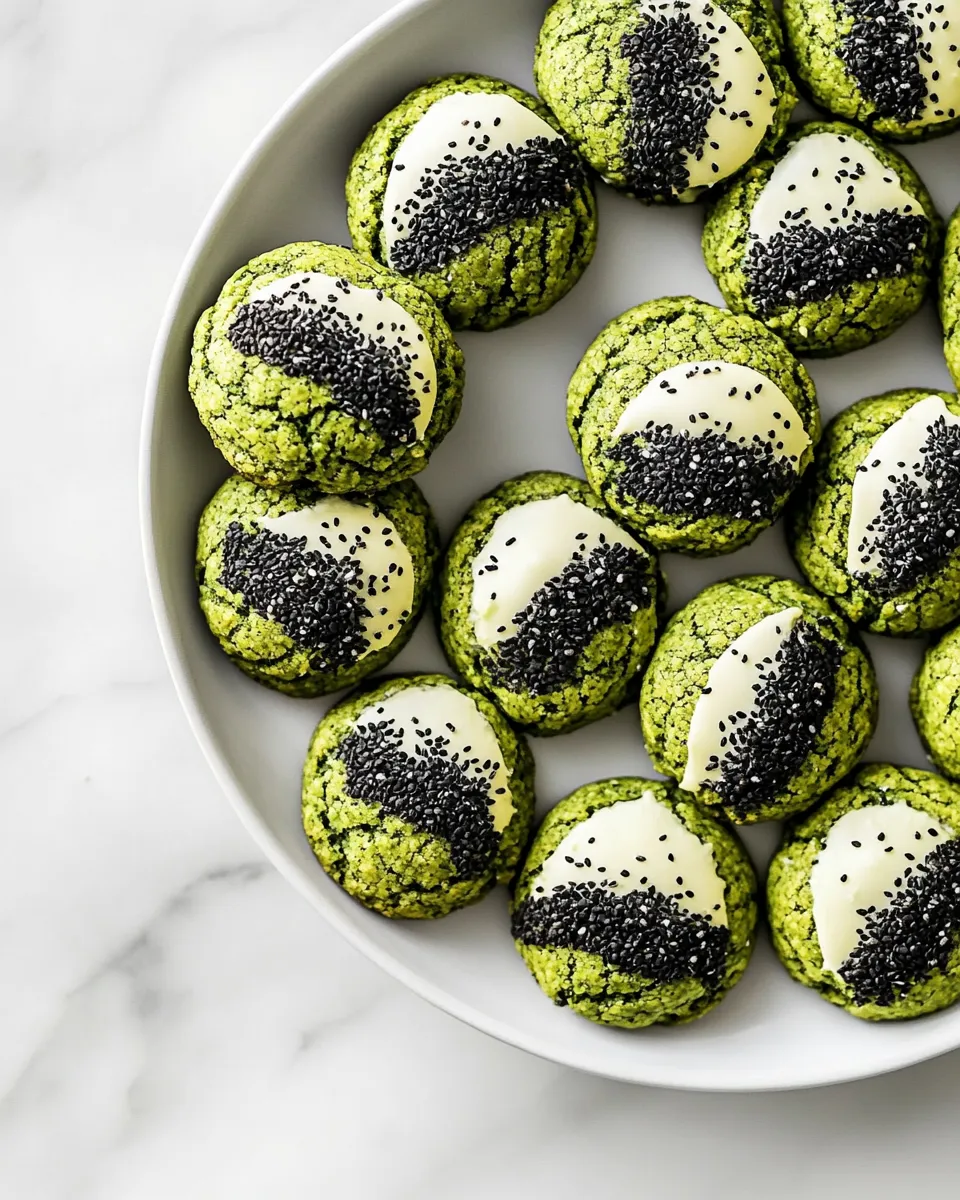 Delicious Matcha Cookies shot