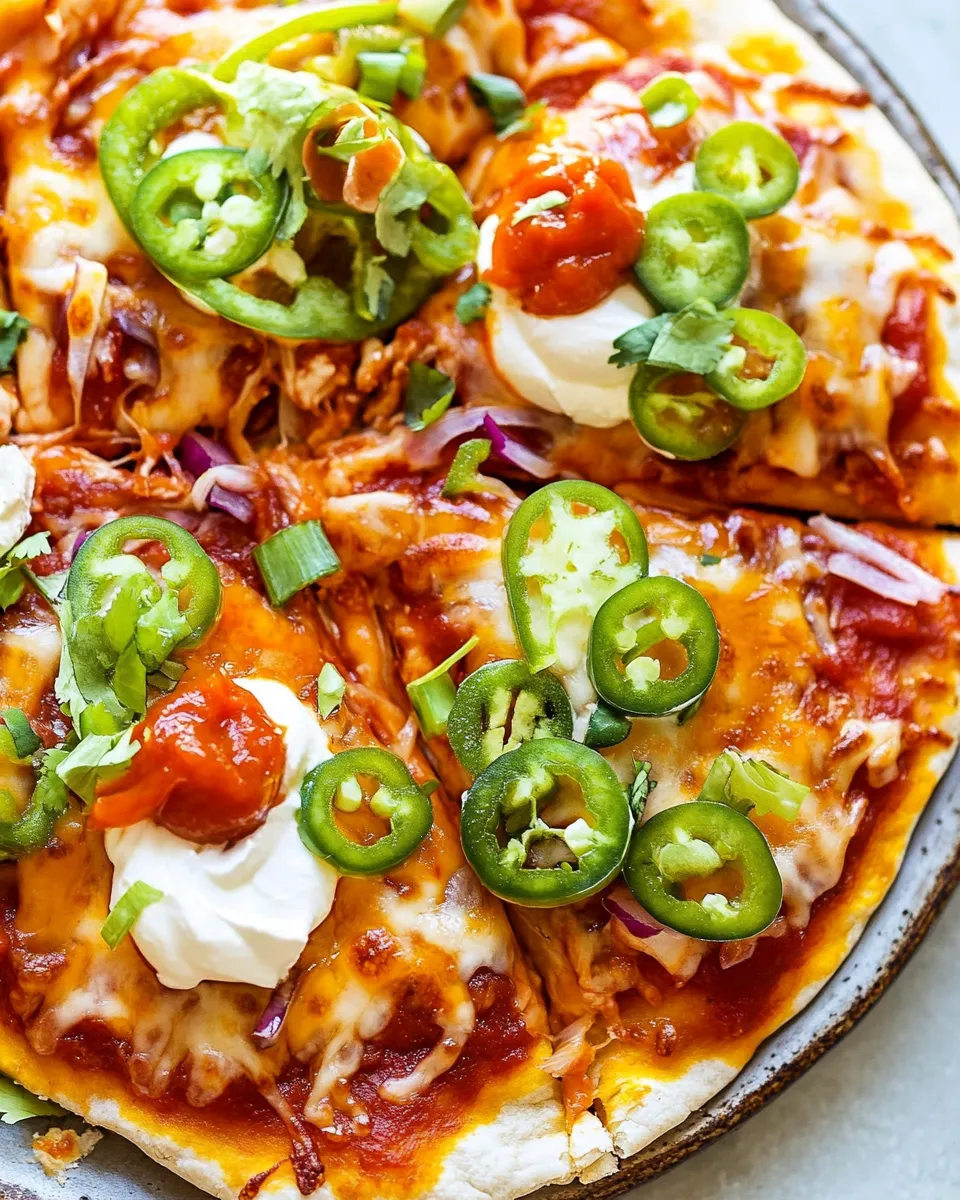Delicious Mexican Pizza Recipe dish photo