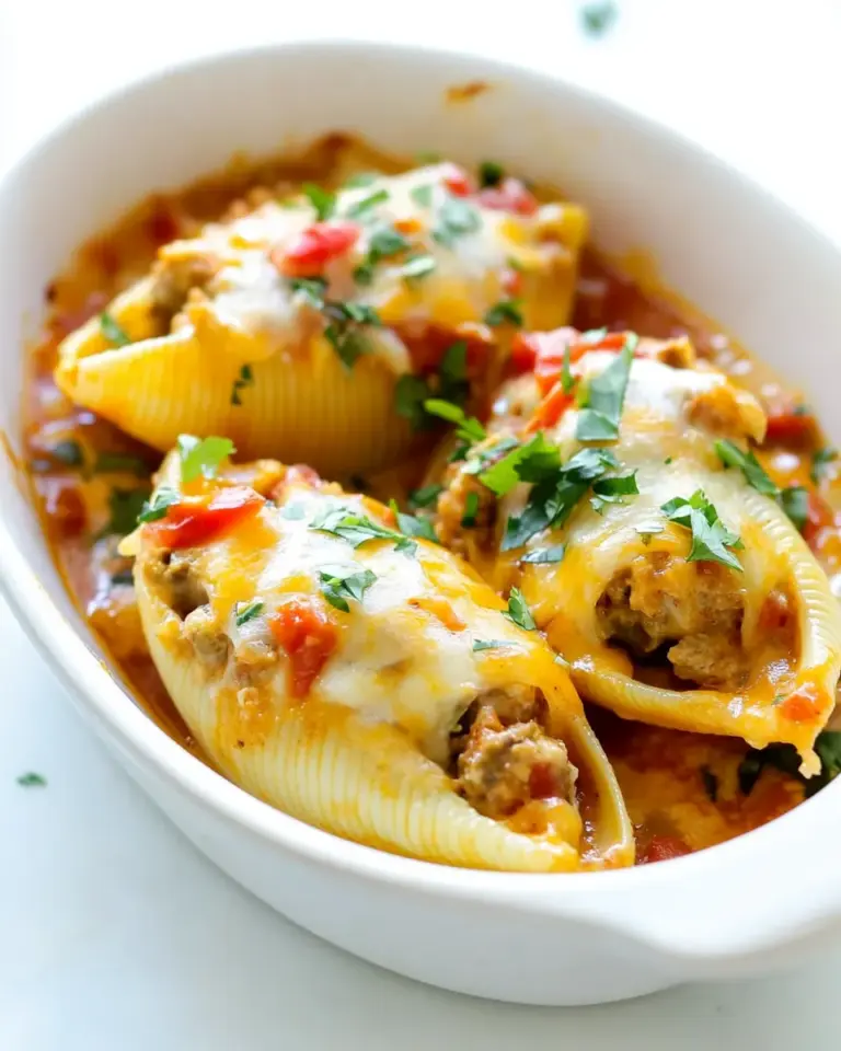 Homemade Mexican Stuffed Shells recipe photo