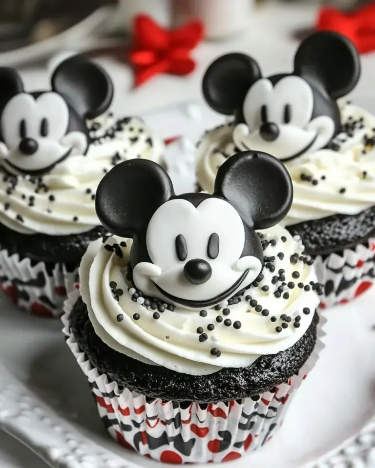 Homemade Mickey Mouse Cupcakes photo