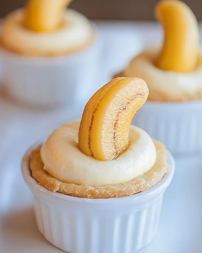 Homemade Mini Banana Cream Pie Recipe photo