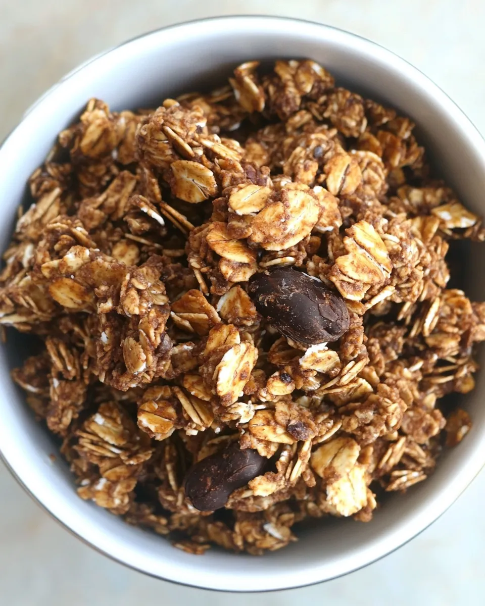 Tasty Mocha Granola. recipe image
