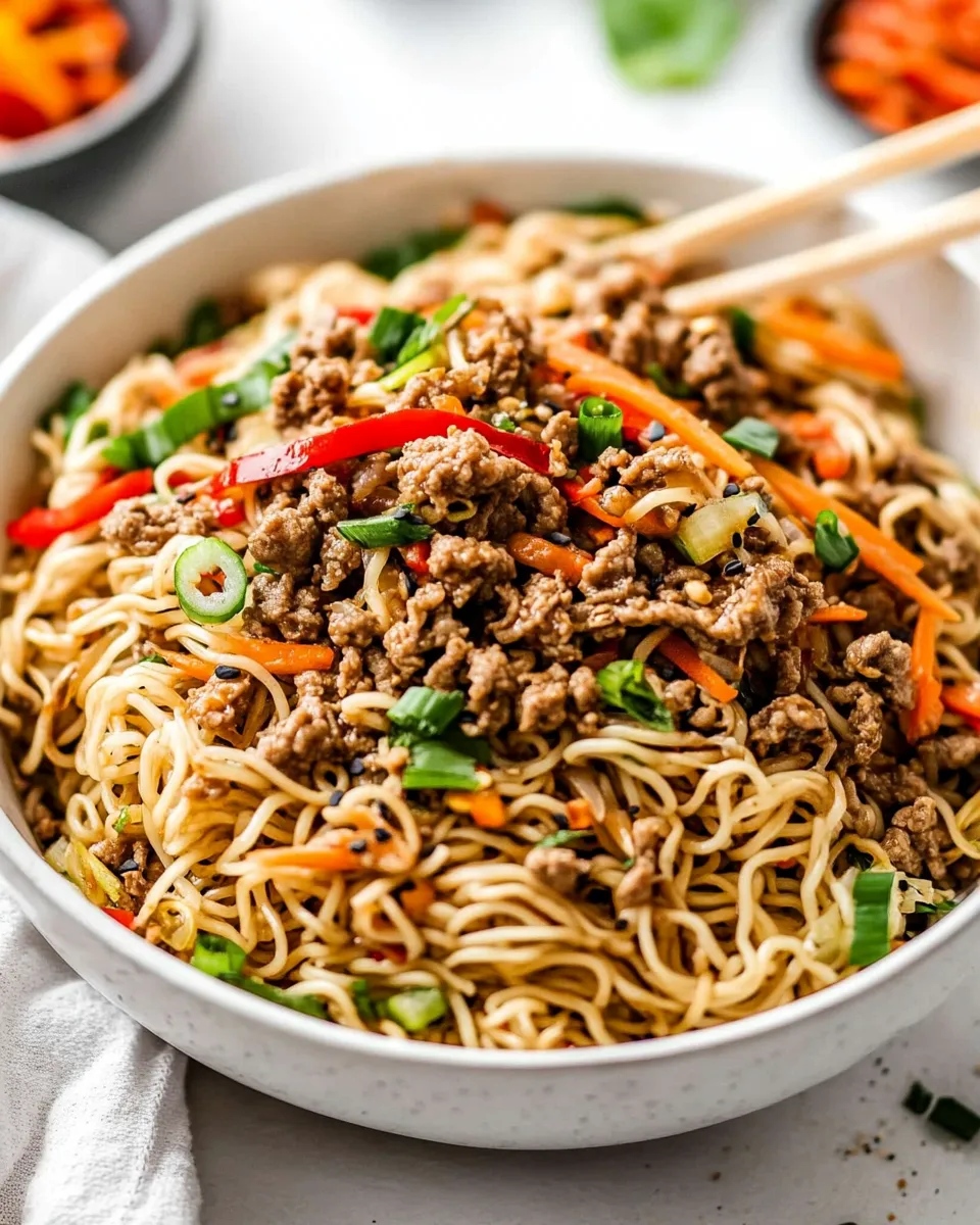 Classic Mongolian Noodles image