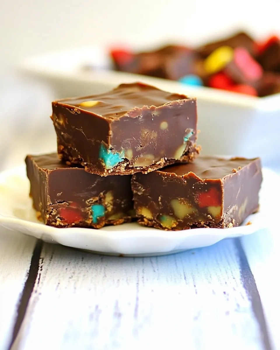 Homemade Monster Fudge Bars photo