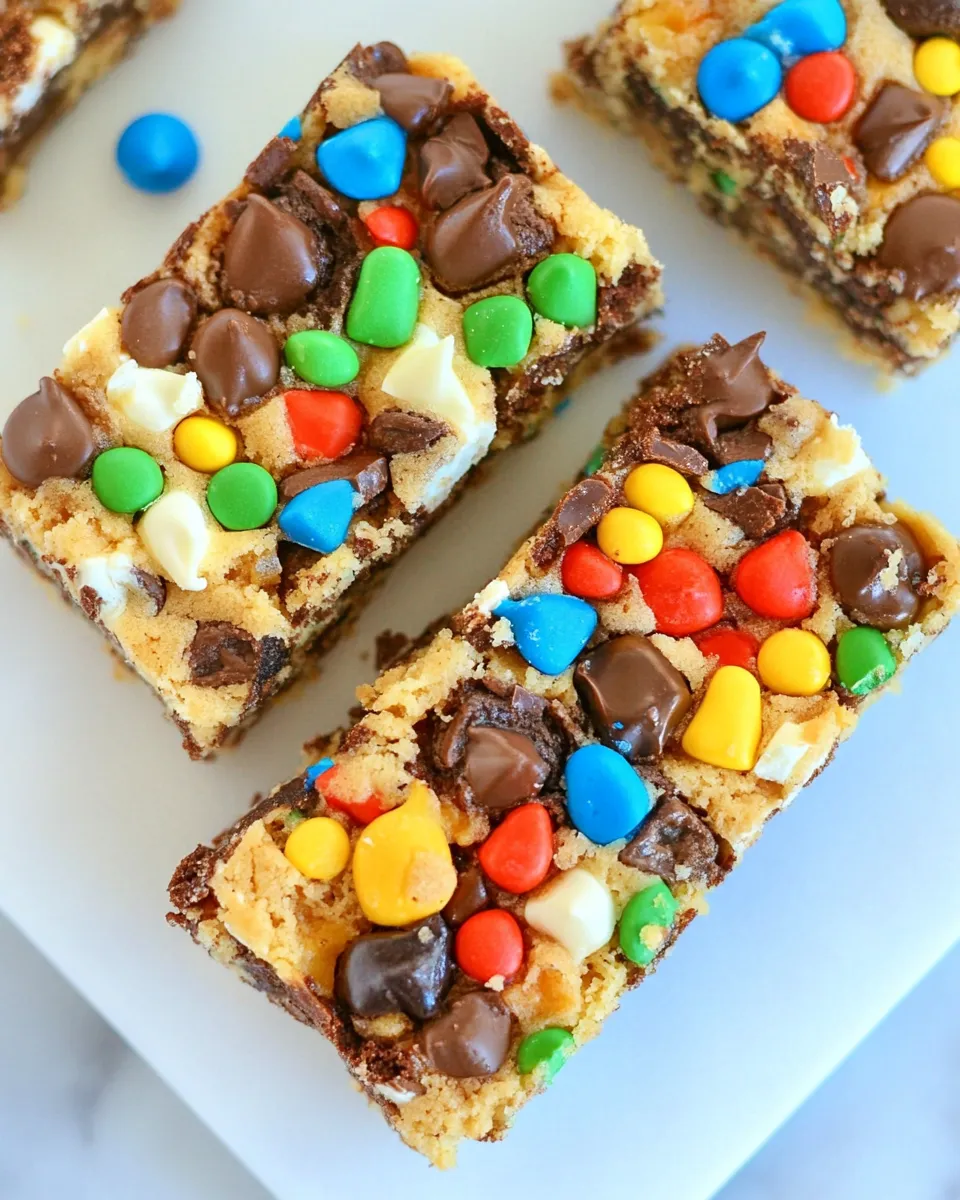 Classic Monster Magic Cookie Bars image