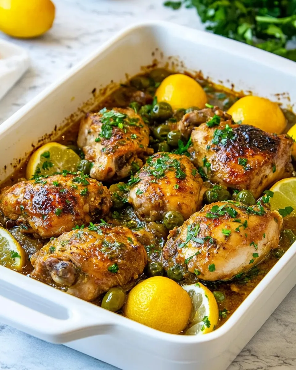 Savory Moroccan Chicken image