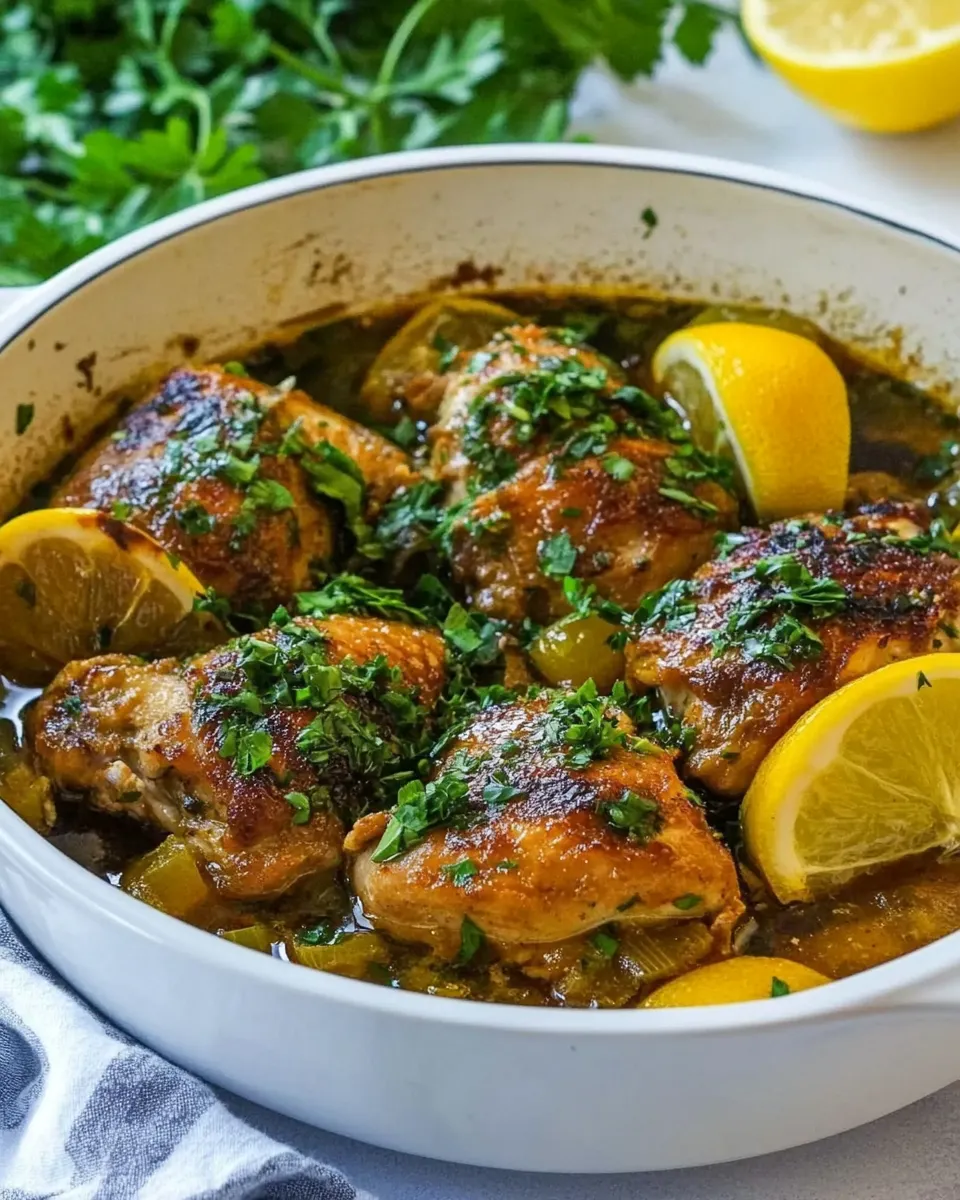 Quick Moroccan Chicken dish photo