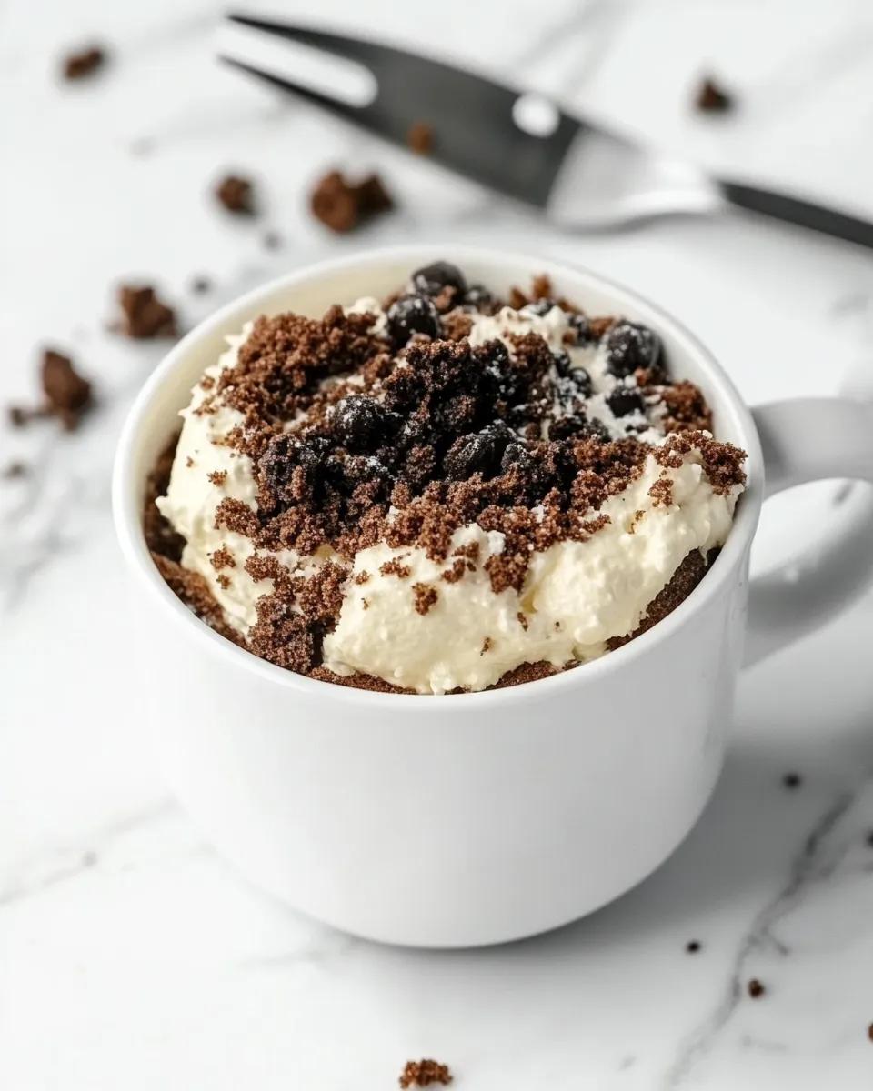 Delicious Mug Cake with Cake Mix shot