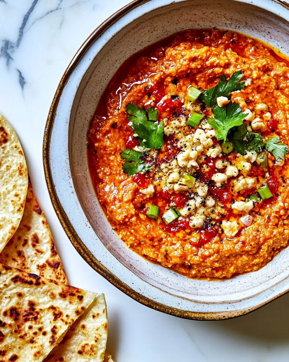 Homemade Muhammara recipe photo