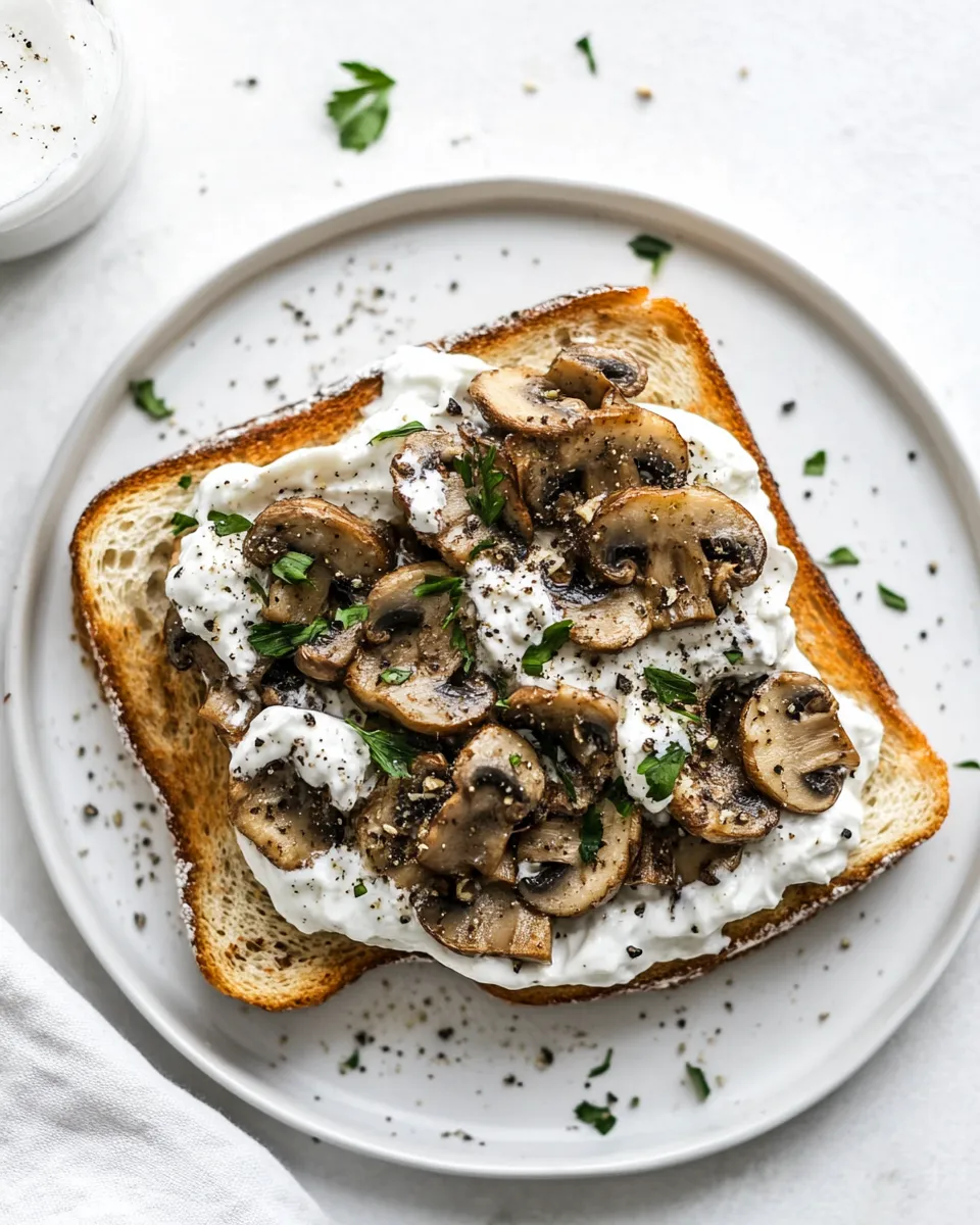 Classic Mushroom Toast image