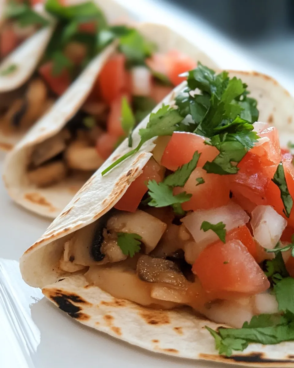 Delicious Mushroom and Cheese Quesadillas image