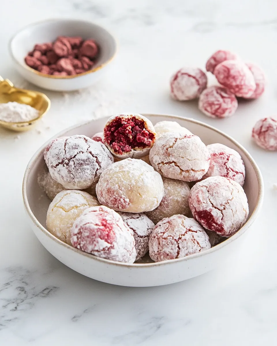 Homemade Neapolitan Amaretti Cookies photo