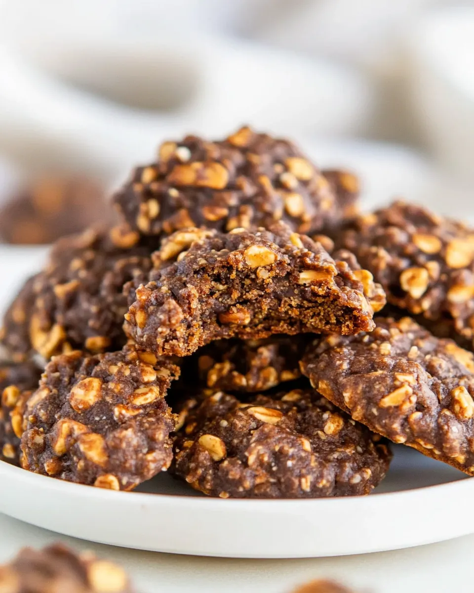 Delicious No-Bake Nutty Cookies (Without Oats!) image