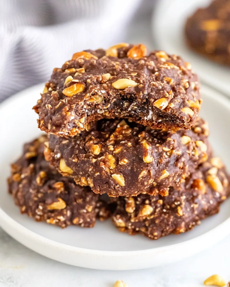 Tasty No-Bake Nutty Cookies (Without Oats!) food shot