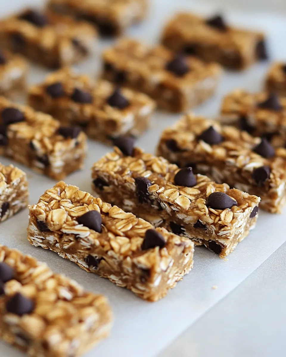 Delicious No Bake Almond Butter Granola Bars image