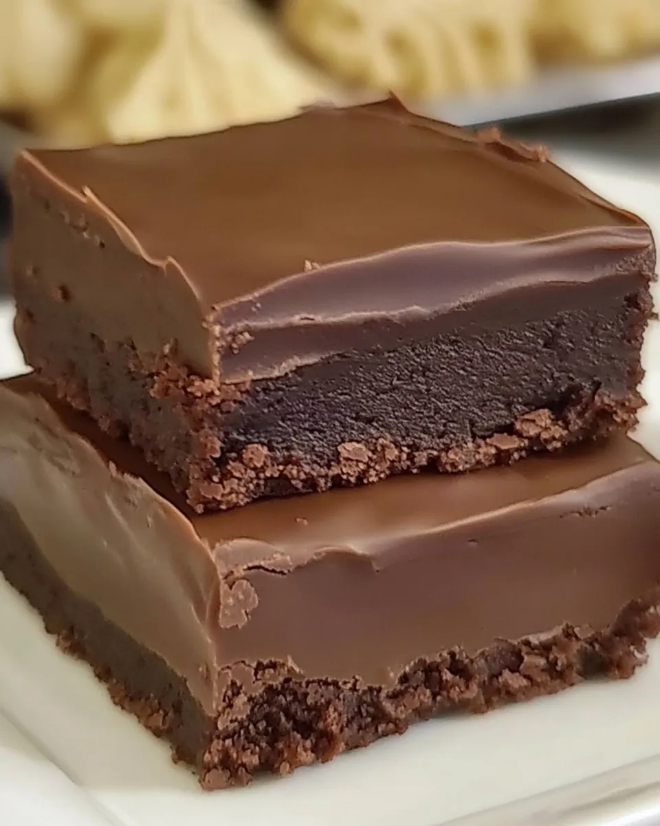 Classic No Bake Brownies recipe photo