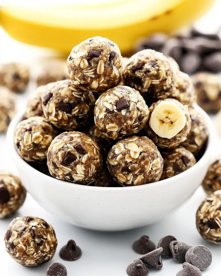 Easy No Bake Chocolate Banana Energy Balls Recipe photo