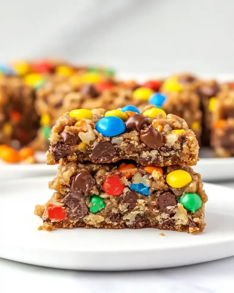Homemade No Bake Monster Cookies photo
