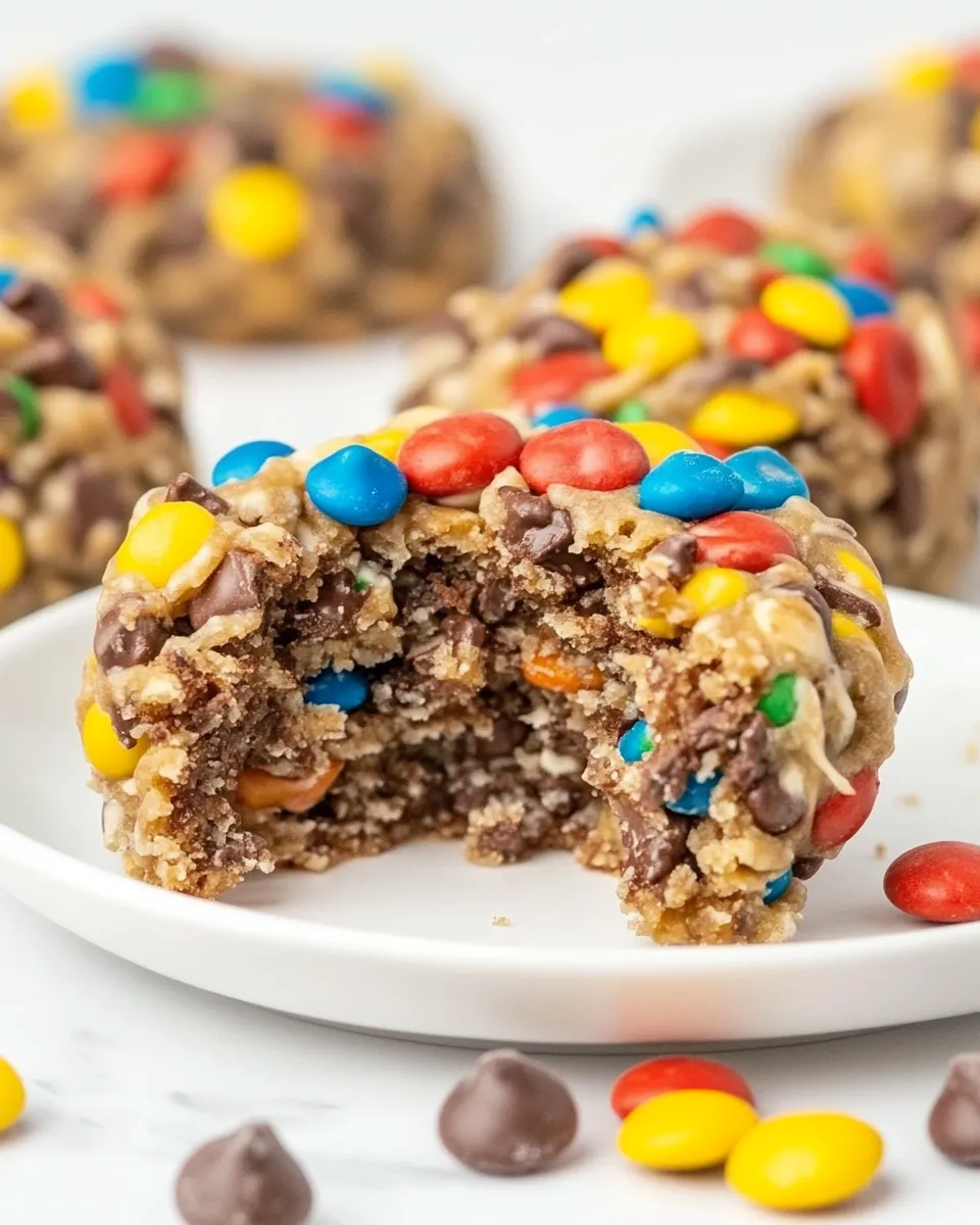 Classic No Bake Monster Cookies image
