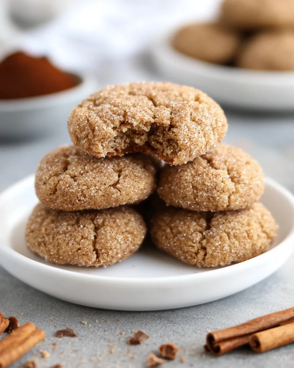 Easy No Bake Snickerdoodle Cookies photo