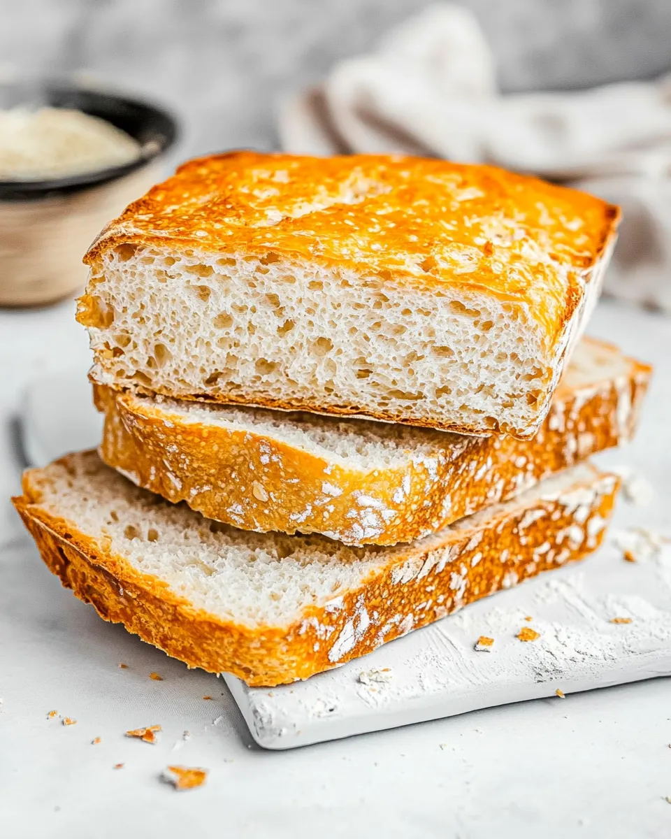 Easy No Knead Sandwich Bread image