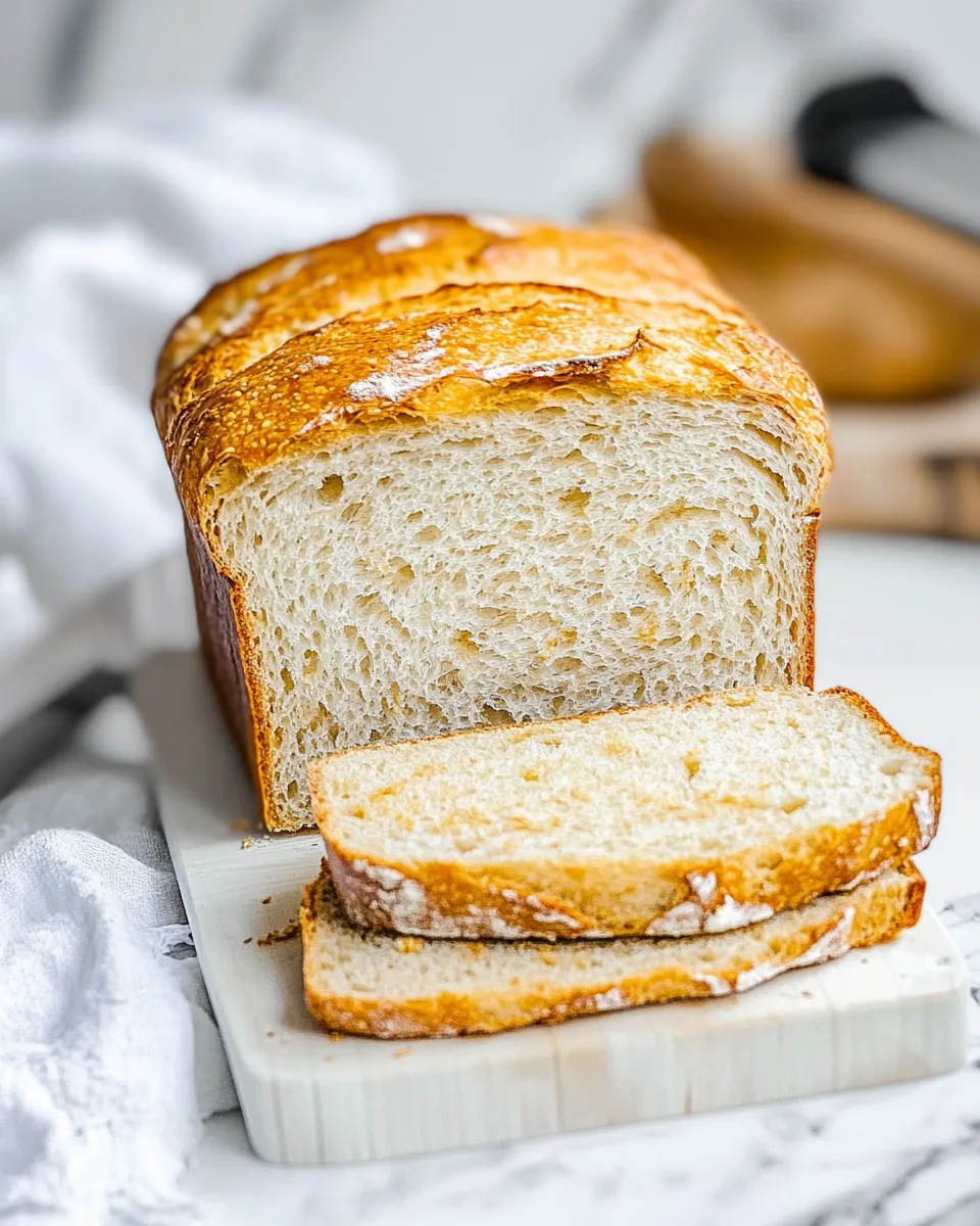 Delicious No Knead Sandwich Bread recipe photo