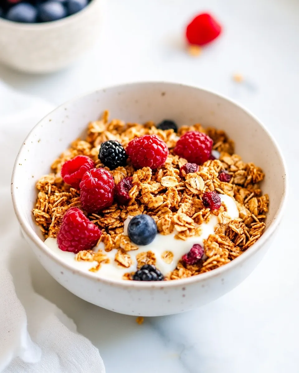 Easy Nut-Free Granola recipe photo