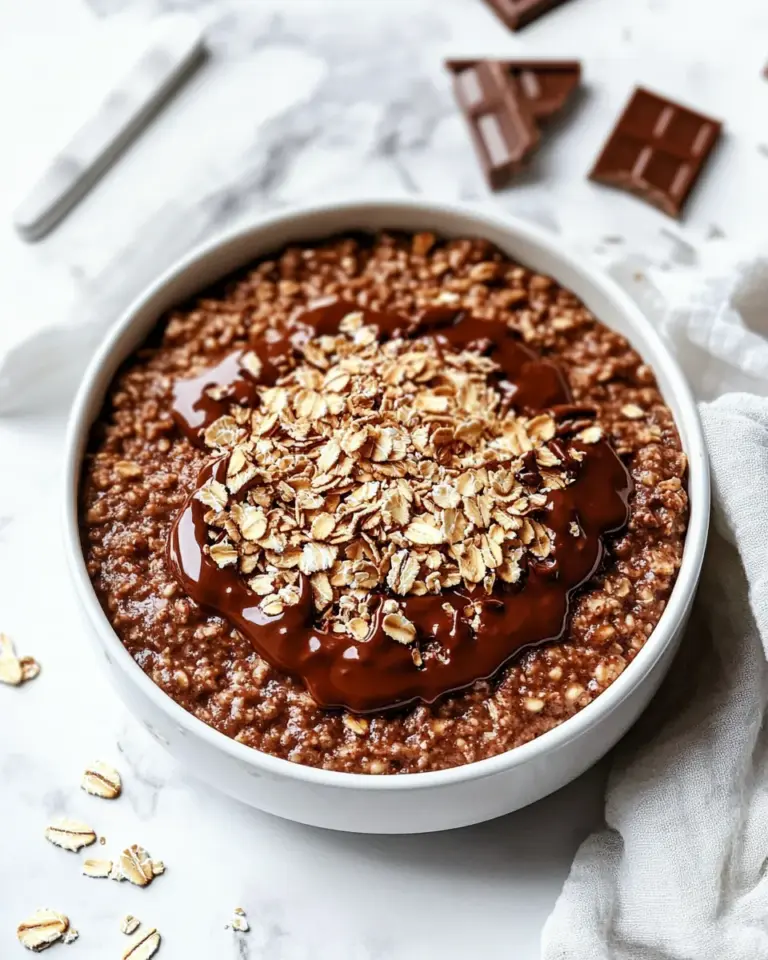 Homemade Nutella Brownie Oatmeal photo