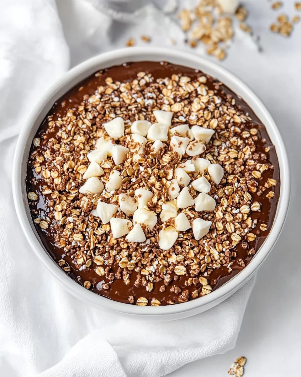 Easy Nutella Brownie Oatmeal recipe photo