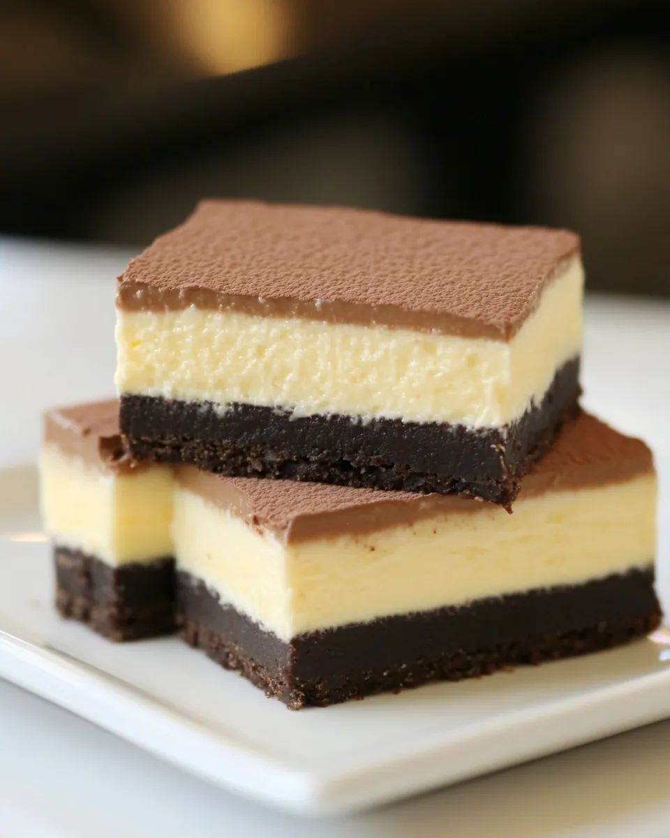 Homemade Nutella Cheesecake Bars photo