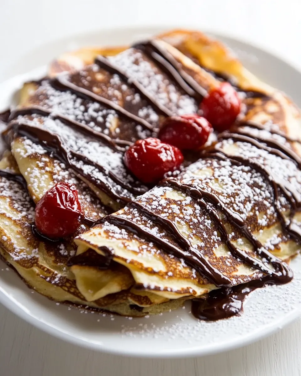Homemade Nutella Crepes photo