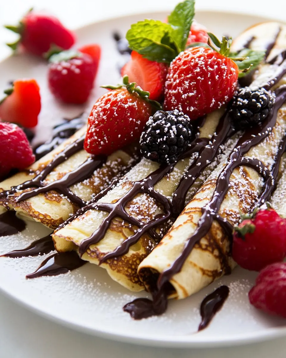 Classic Nutella Crepes image
