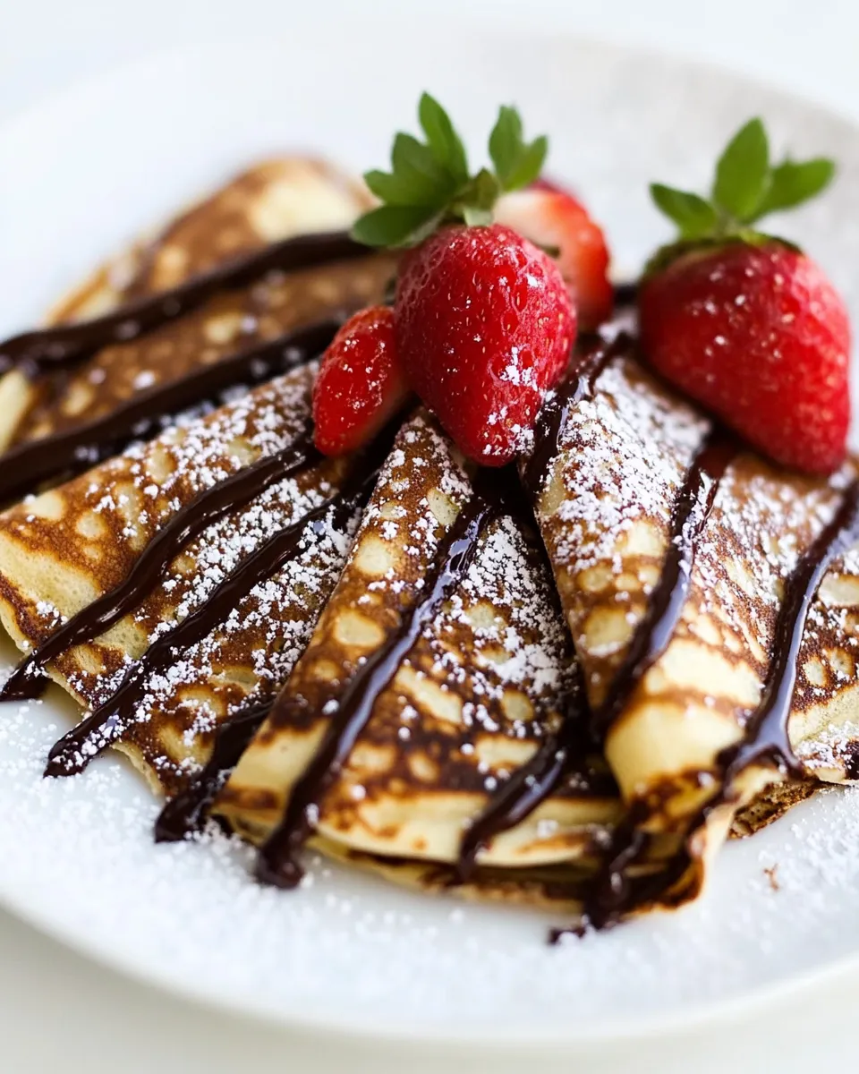 Easy Nutella Crepes recipe photo