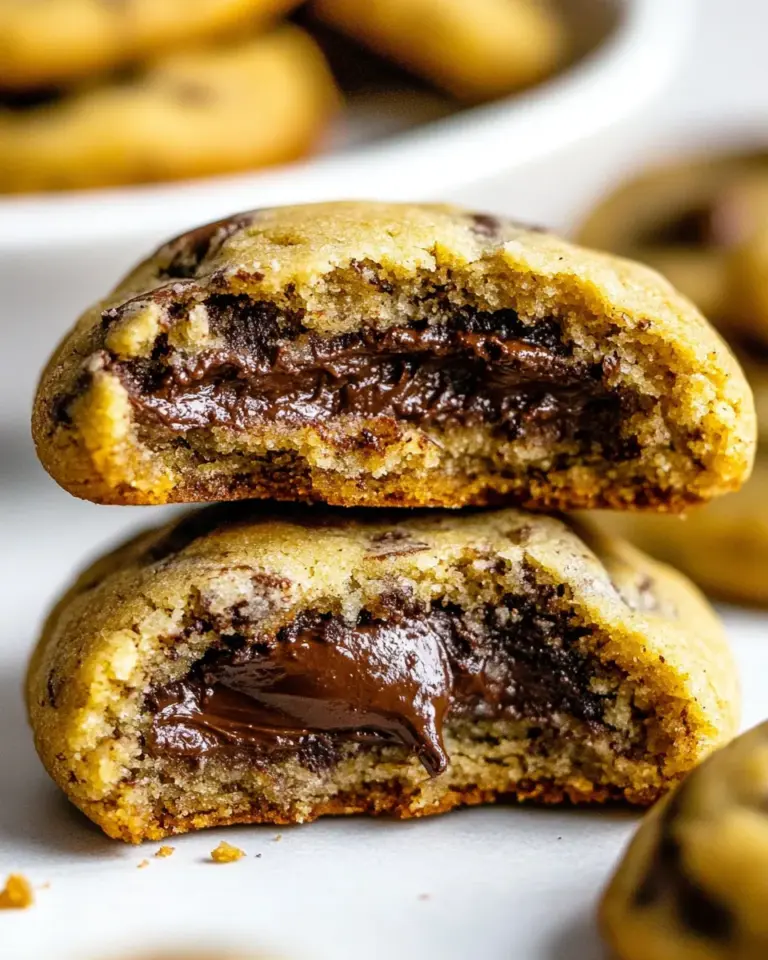 Easy Nutella Stuffed Cookies photo