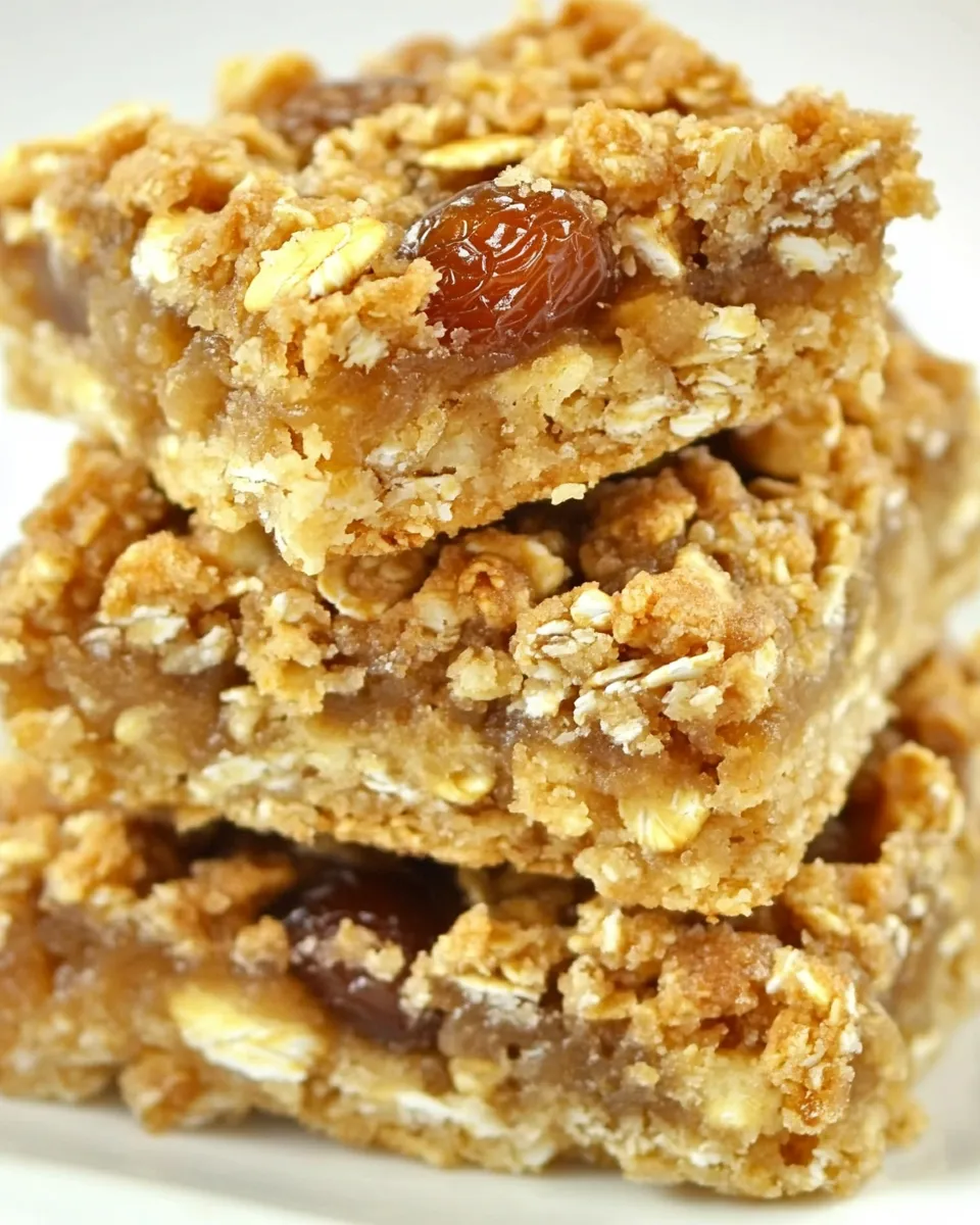 Delicious Oat-Date Bars shot