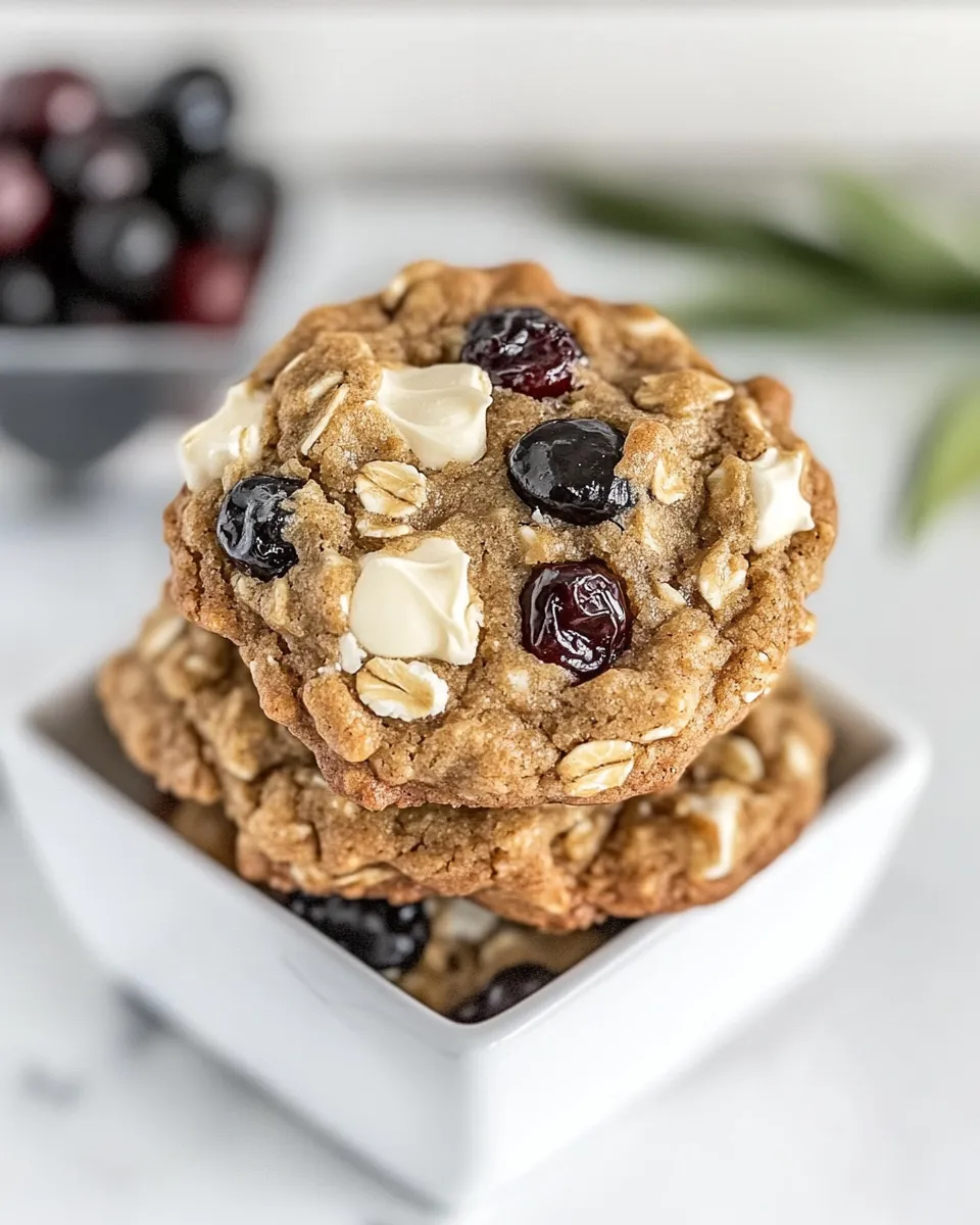 Delicious Oatmeal Cherry Cookies shot