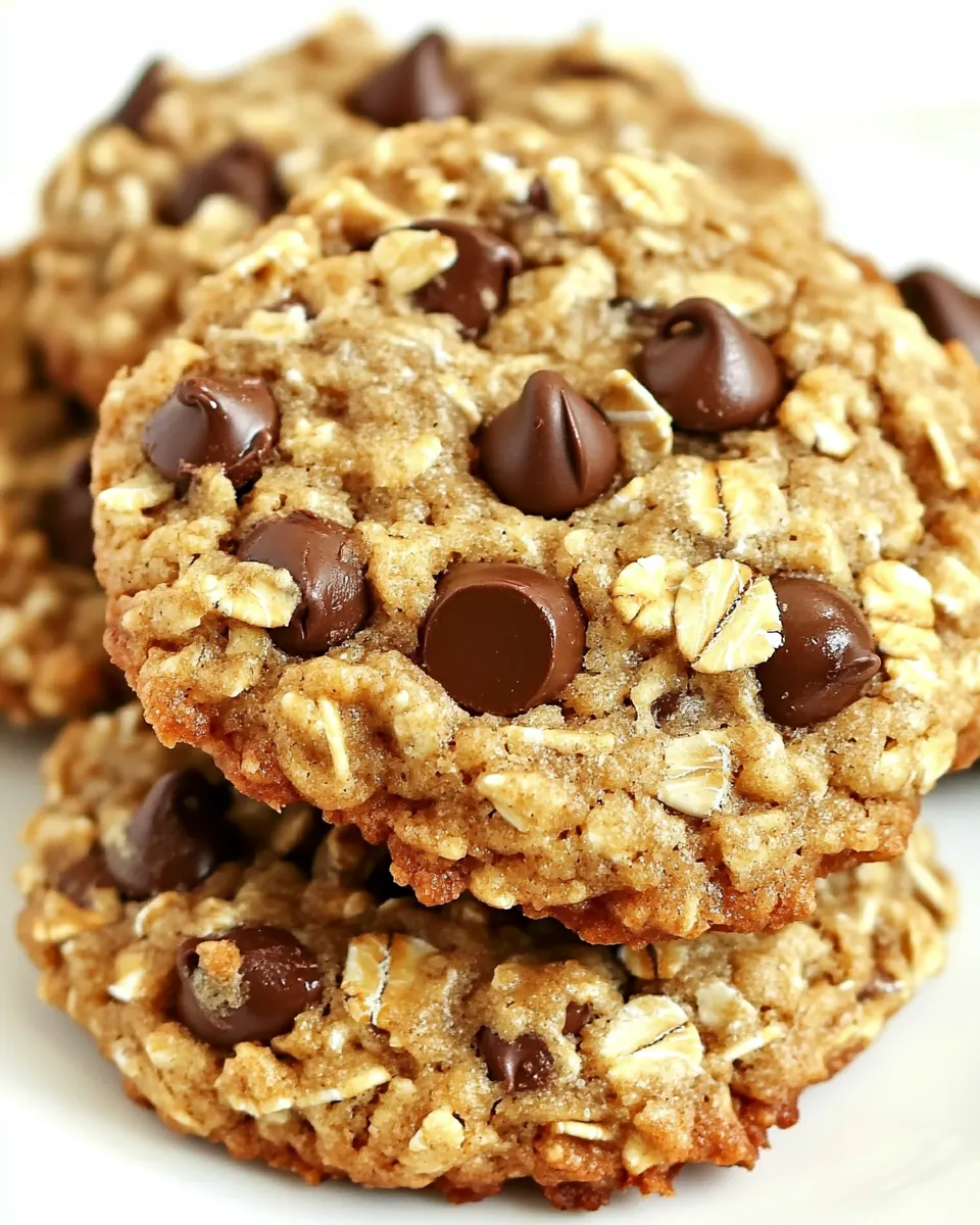Homemade Oatmeal Chocolate Chip Cookies Recipe photo