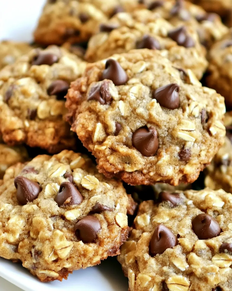 Classic Oatmeal Chocolate Chip Cookies Recipe image