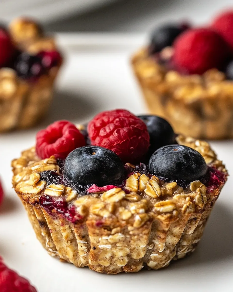 Healthy Oatmeal Cups shot