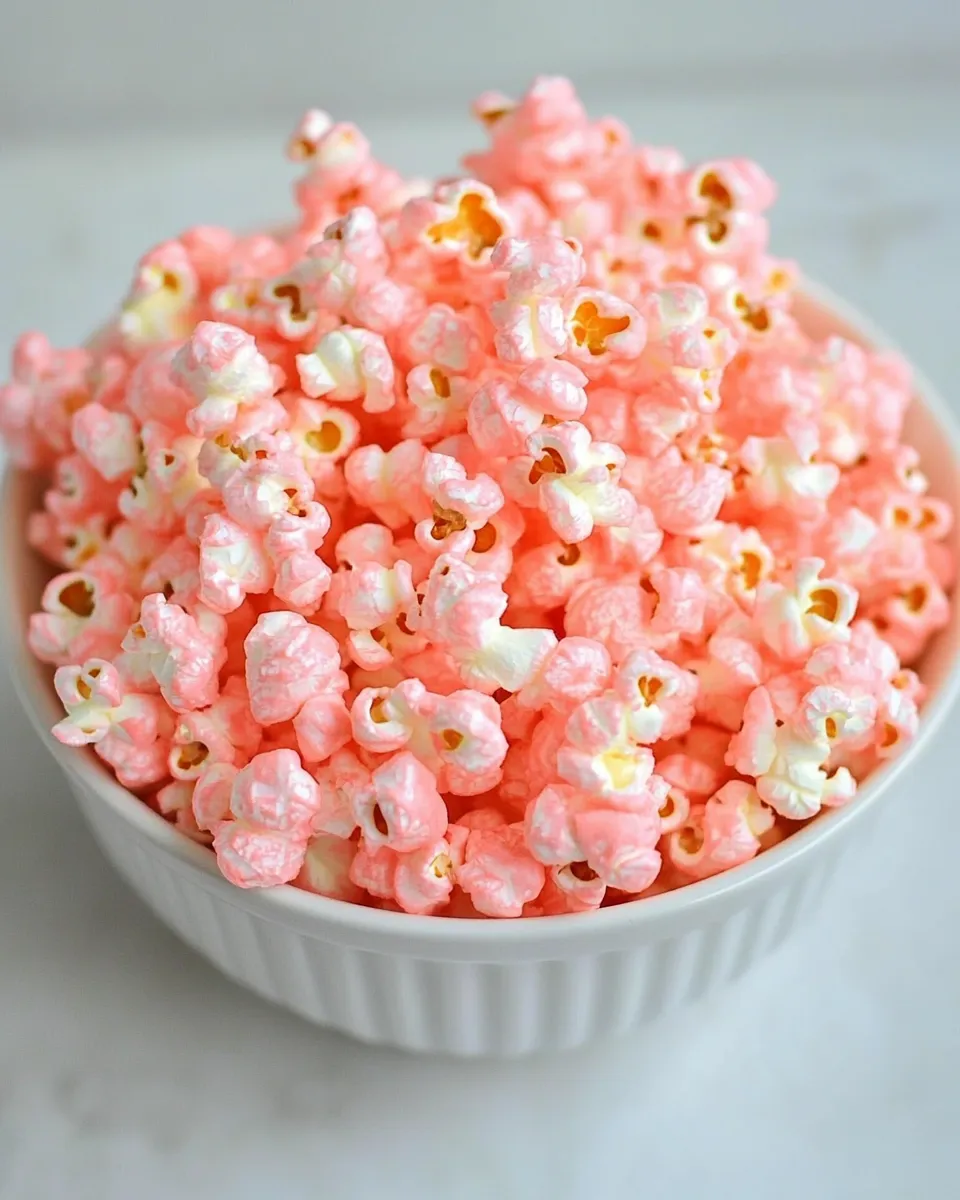Classic Old Fashioned Pink Popcorn image