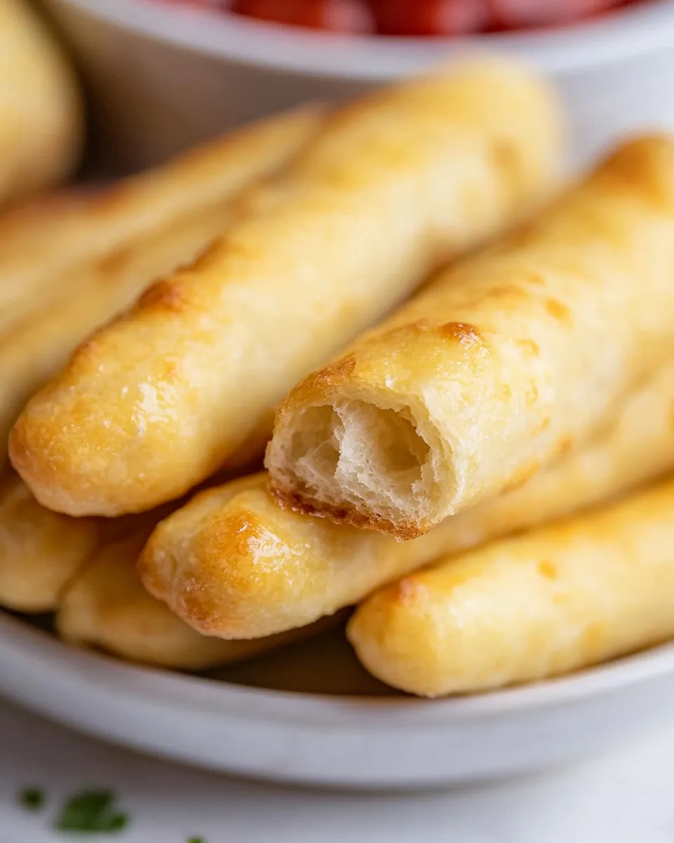Delicious Olive Garden Breadsticks shot