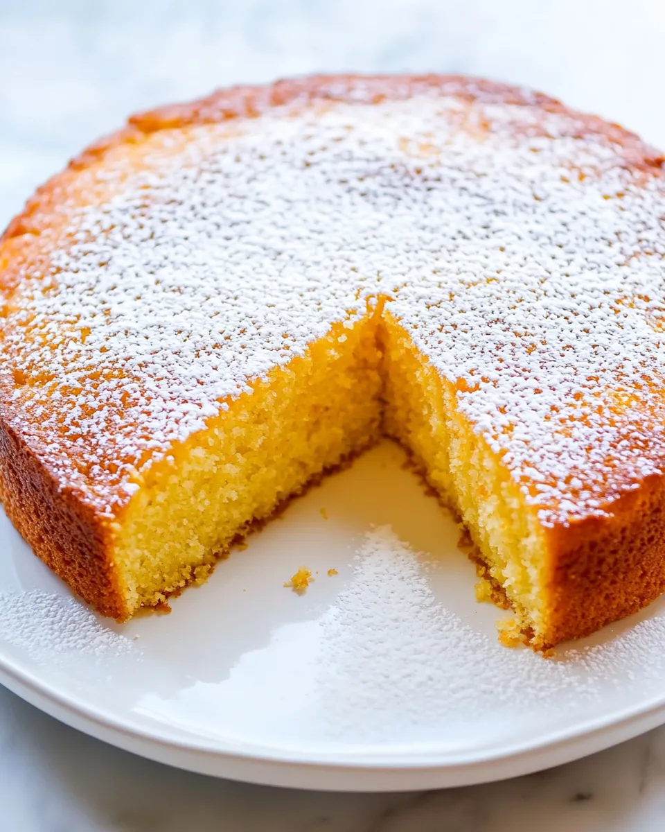 Best Olive Oil Orange Cake shot