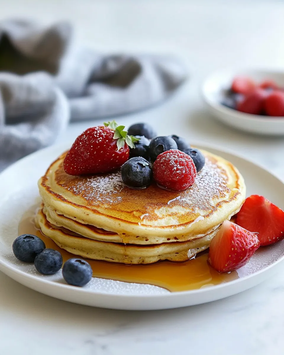 Easy Olive Oil Pancakes image