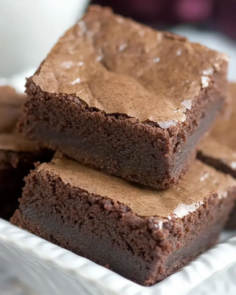 Easy One Bowl Fudgy Brownies photo
