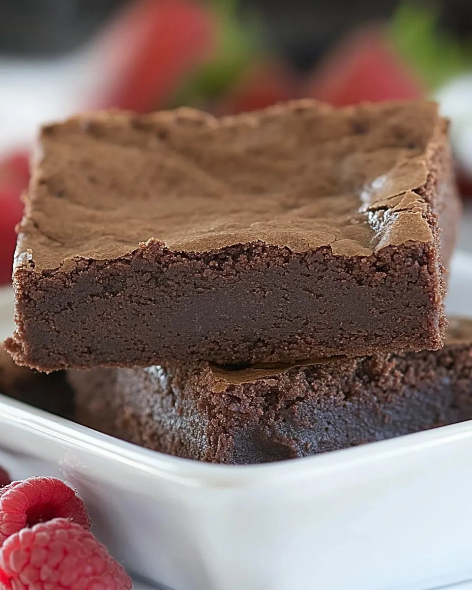 Ultimate One Bowl Fudgy Brownies recipe photo