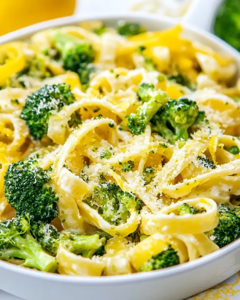 Easy One Pan Lemon Broccoli Pasta recipe photo
